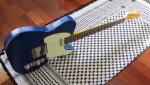 Telecaster Bakelite Custom Shop '63 Relic Lake Placid Blue