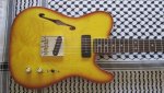 Telecaster Thinline Bakelite P-90 Lightly Aged Faded Tobacco Burst